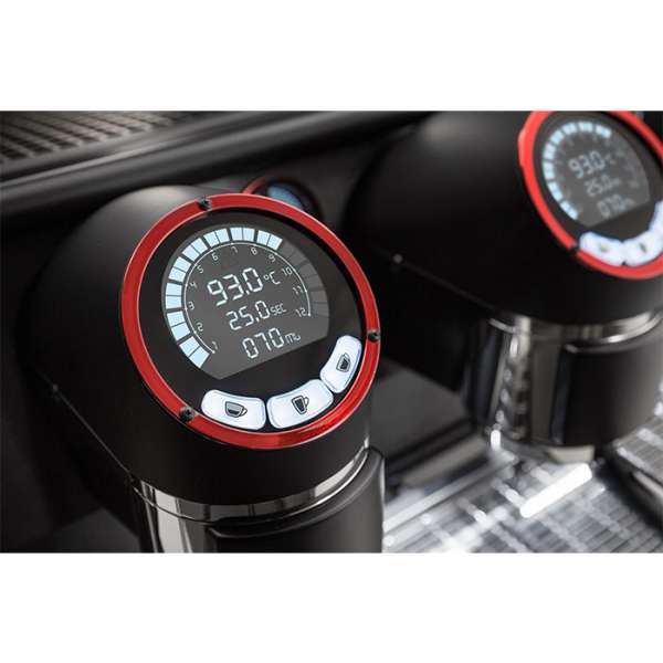 Кофемашина рожковая Sanremo Cafe Racer Naked 2Gr черно-красная